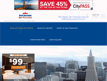 Tablet Screenshot of hoteldiscountssanfrancisco.com